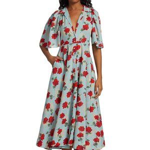 The Great Bridge Floral Midi Dress
